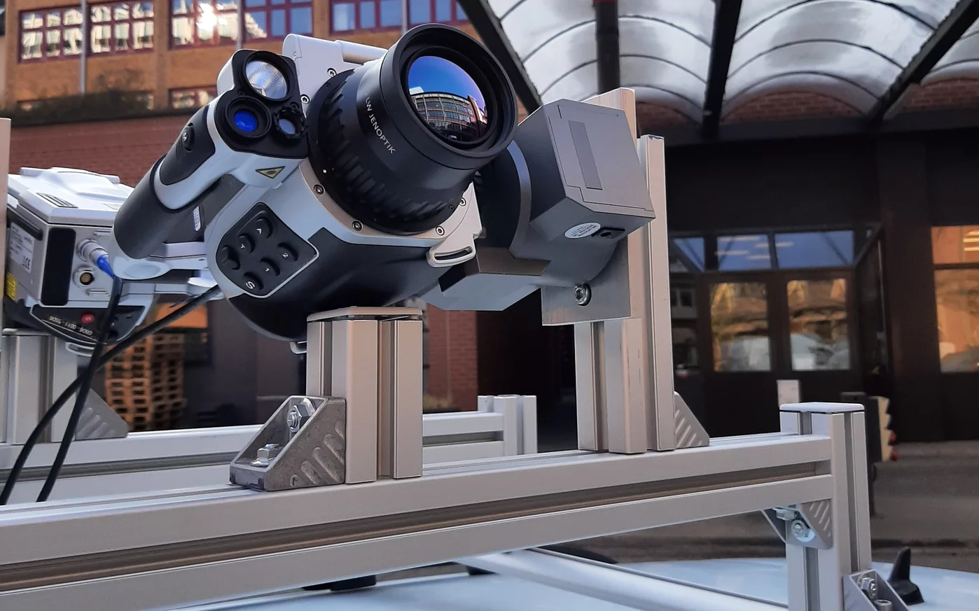 Dachträger mit Thermografiekamera