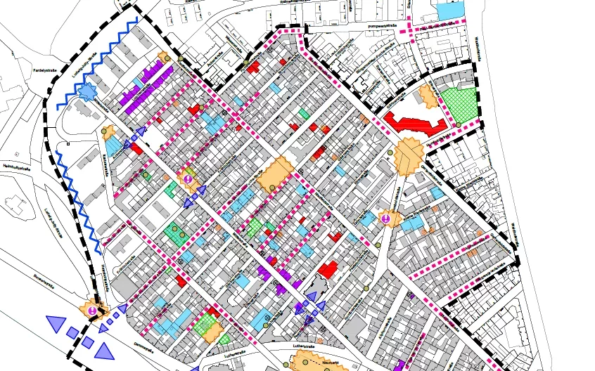Plan Mannheim Neckarstadt